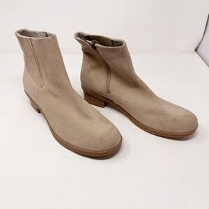 Dansko Ankle Suede Zip Booties Leather Comfort Size 42